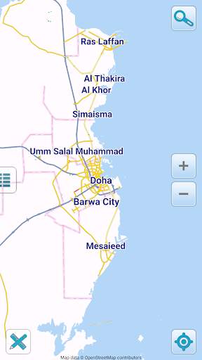Map of Qatar offline screenshot 1