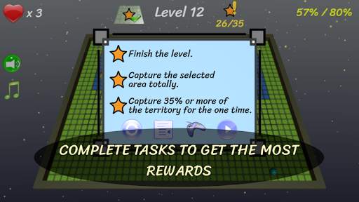 Xonix 3D: classic arcade game screenshot 4