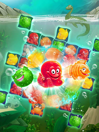 Mermaid - puzzle match-3 harta screenshot 18