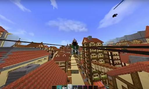 mod aot titan attack minecraft screenshot 5