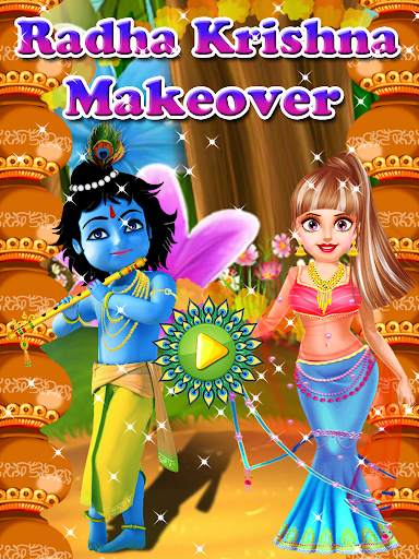 Radha Krishna Makeup Girl Game screenshot 1