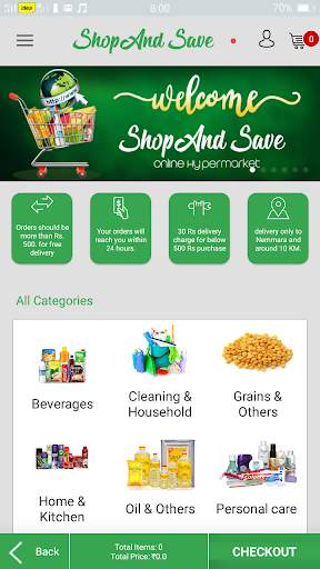 Shop And Save online hyper market screenshot 1