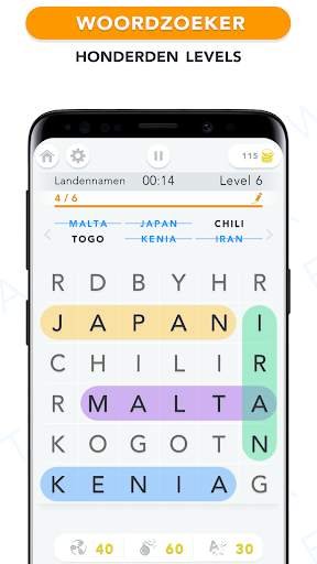 Woordzoeker Nederlands screenshot 1