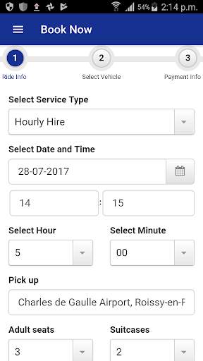 Andromide Cab screenshot 4