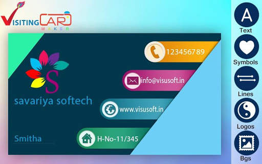 Visiting Card Maker screenshot 2