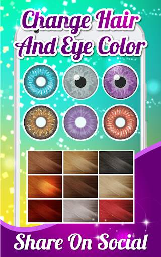 Change Hair And Eye Color screenshot 3