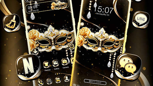Carnival Mask Launcher Theme screenshot 5