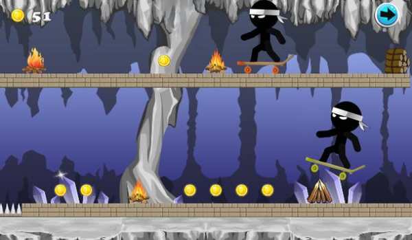 Ninja Skateboard Adventure screenshot 2