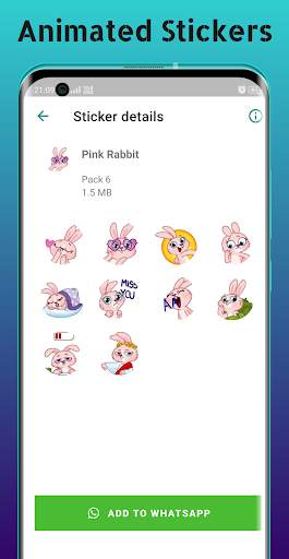 Animated Stickers For Whatsapp screenshot 1