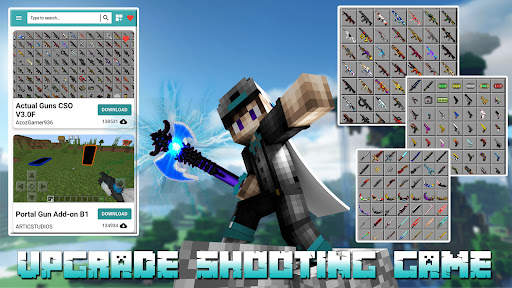 Actual guns mod 3D for MCPE screenshot 4