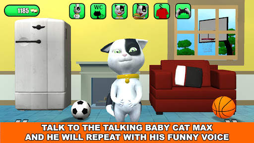 Talking Baby Cat Max Pet Jeux screenshot 2