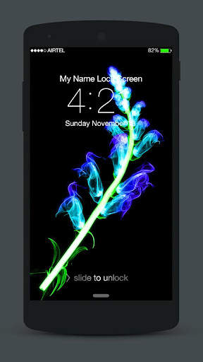 3D Neon Lock Screen screenshot 2