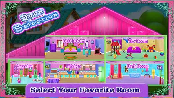 Doll House Interior Decorating Games screenshot 2