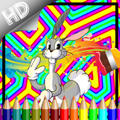 Coloring Bunny Games Paint icon