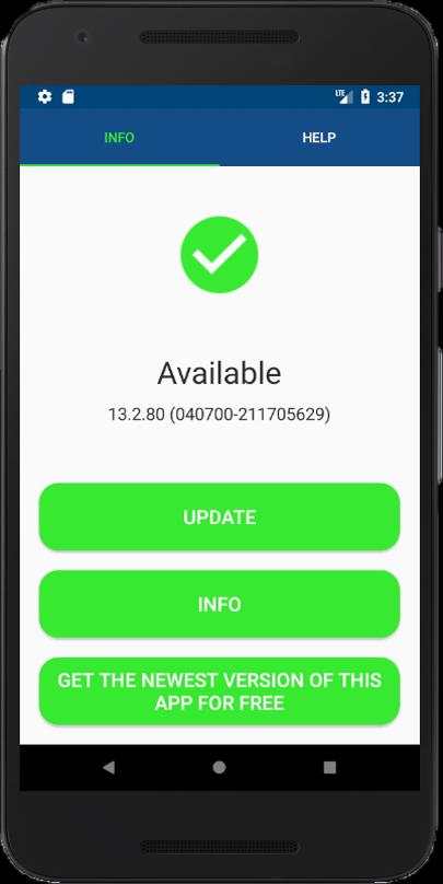 Quickfix for Google Play Services stopped & update screenshot 1