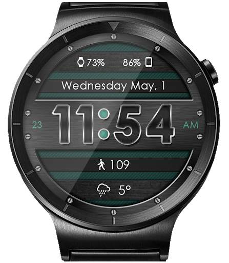 Metallic Mesh HD WatchFace Widget & Live Wallpaper screenshot 14