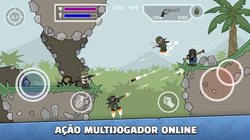 Mini Militia - Jogo de Tiro screenshot 1