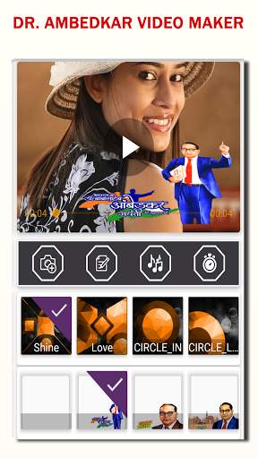 Ambedkar Video Maker 2021 - Jay Bhim Video Maker screenshot 1