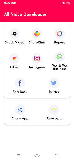 Vidmedia downloader for All social media screenshot 2