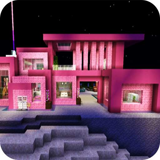 Pink Haouse Map For Minecraft 2.2.23