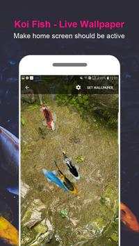 3D Koi Fish Wallpaper screenshot 2