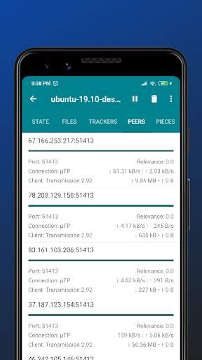 Fluid - Torrent Downloader | Torrent link Magnet screenshot 4