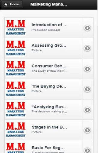 Marketing Management 1 تصوير الشاشة