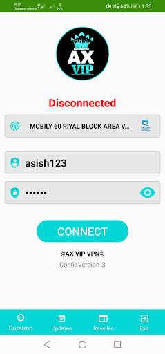 AX VIP VPN screenshot 2