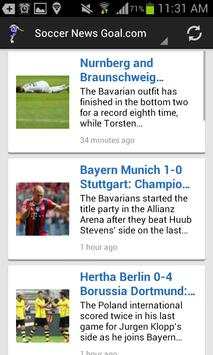 Latest Soccer Scores And News screenshot 1