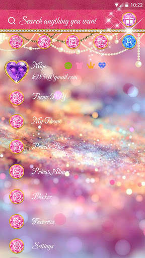 (FREE) GO SMS SPARKLING2 THEME screenshot 5