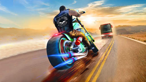 Heavy Bike Simulator 3d: Highway Bike Racing Games screenshot 11