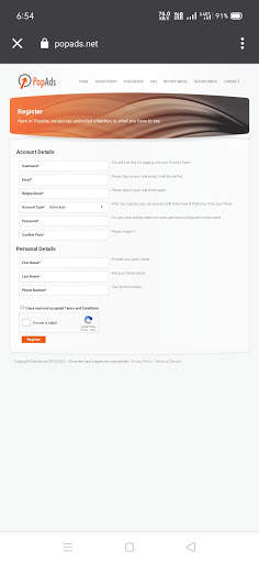 PopAds Ad Network Earn Money Online स्क्रीनशॉट 2