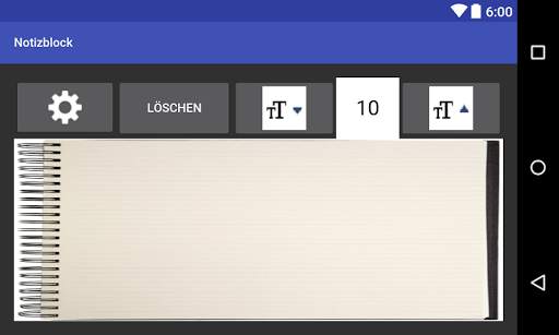 Notizblock (Notepad) free screenshot 2
