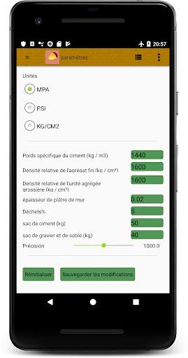 Dosage du béton screenshot 6