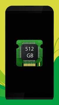 512 GB Storage Space Cleaner : 512 GB RAM Booster screenshot 1