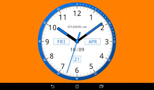 Color Analog Clock-7 screenshot 10