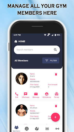 My Gym : Gym Management App screenshot 1