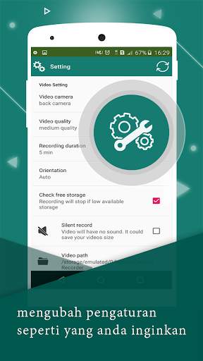 perekam video latar belakang screenshot 1