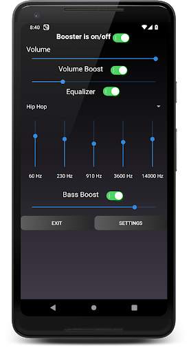 Volume Booster, Equalizer and Bass Boost for Music screenshot 5