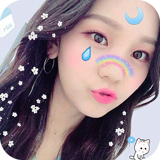 Live Face Sticker Sweet Camera icon
