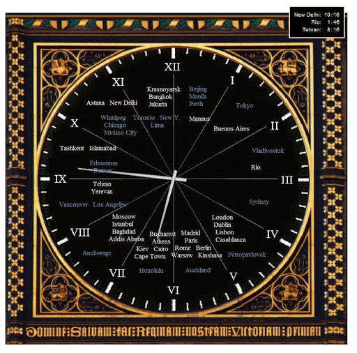 12-hour world clock screenshot 4