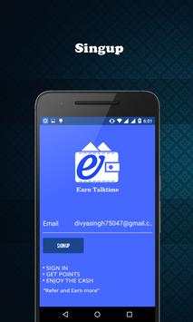 Earn Talktime स्क्रीनशॉट 1