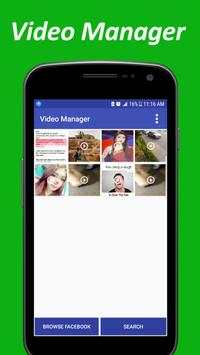 Video downloader for facebook screenshot 1