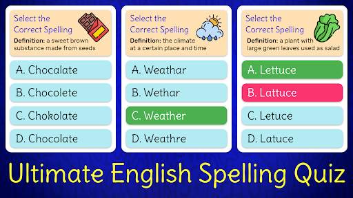 Ultimate English Spelling Quiz screenshot 1