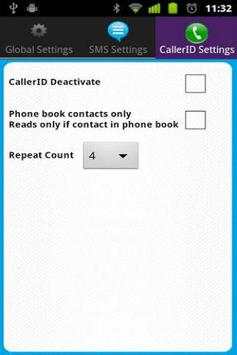 Talking Caller ID & SMS free screenshot 3