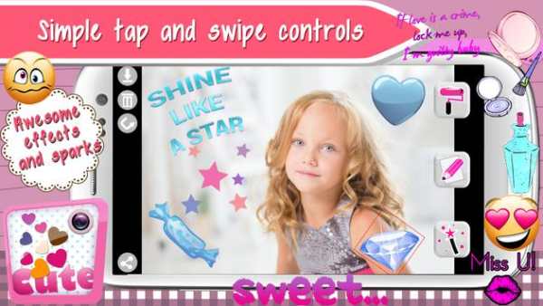 Cute Photo Stickers for Girls screenshot 4