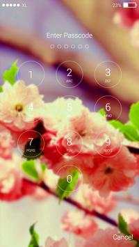 Beautiful Flower Lock Screen screenshot 2