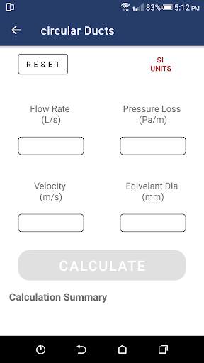 Duct Sizer - Lite screenshot 3