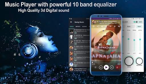 Swing Music MP3 Player & 10 Band Equalizer screenshot 1