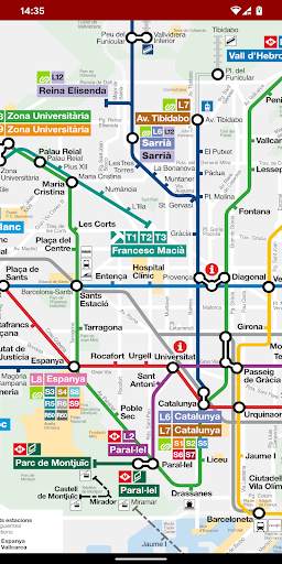 Barcelona Metro Map (Offline) screenshot 2